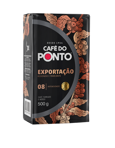 TORRADO E MOÍDO CAFÉ DO PONTO EXPORTAÇÃO 500G VÁCUO