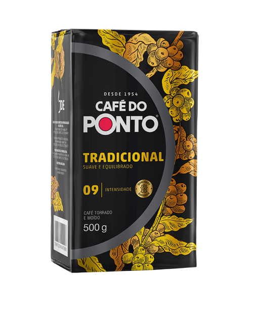 TORRADO E MOÍDO CAFÉ DO PONTO TRADICIONAL 500G VÁCUO