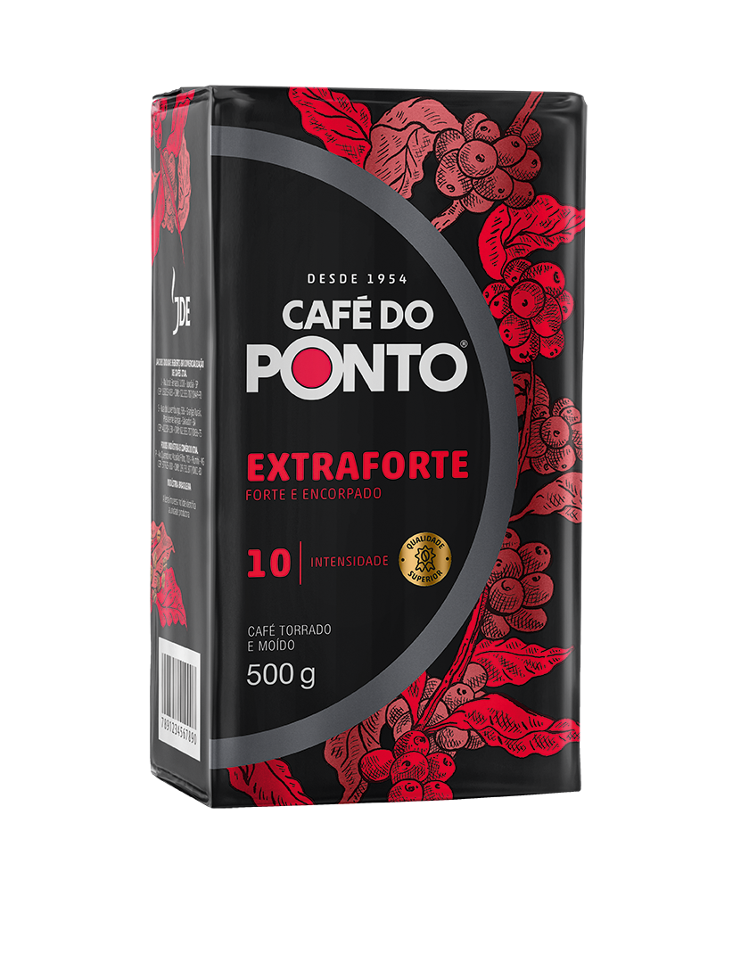 TORRADO E MOÍDO CAFÉ DO PONTO EXTRAFORTE 500G VÁCUO