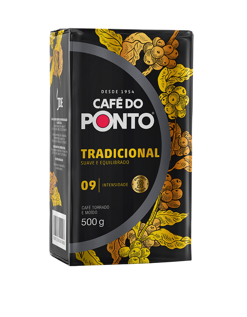 TORRADO E MOÍDO CAFÉ DO PONTO TRADICIONAL 500G VÁCUO